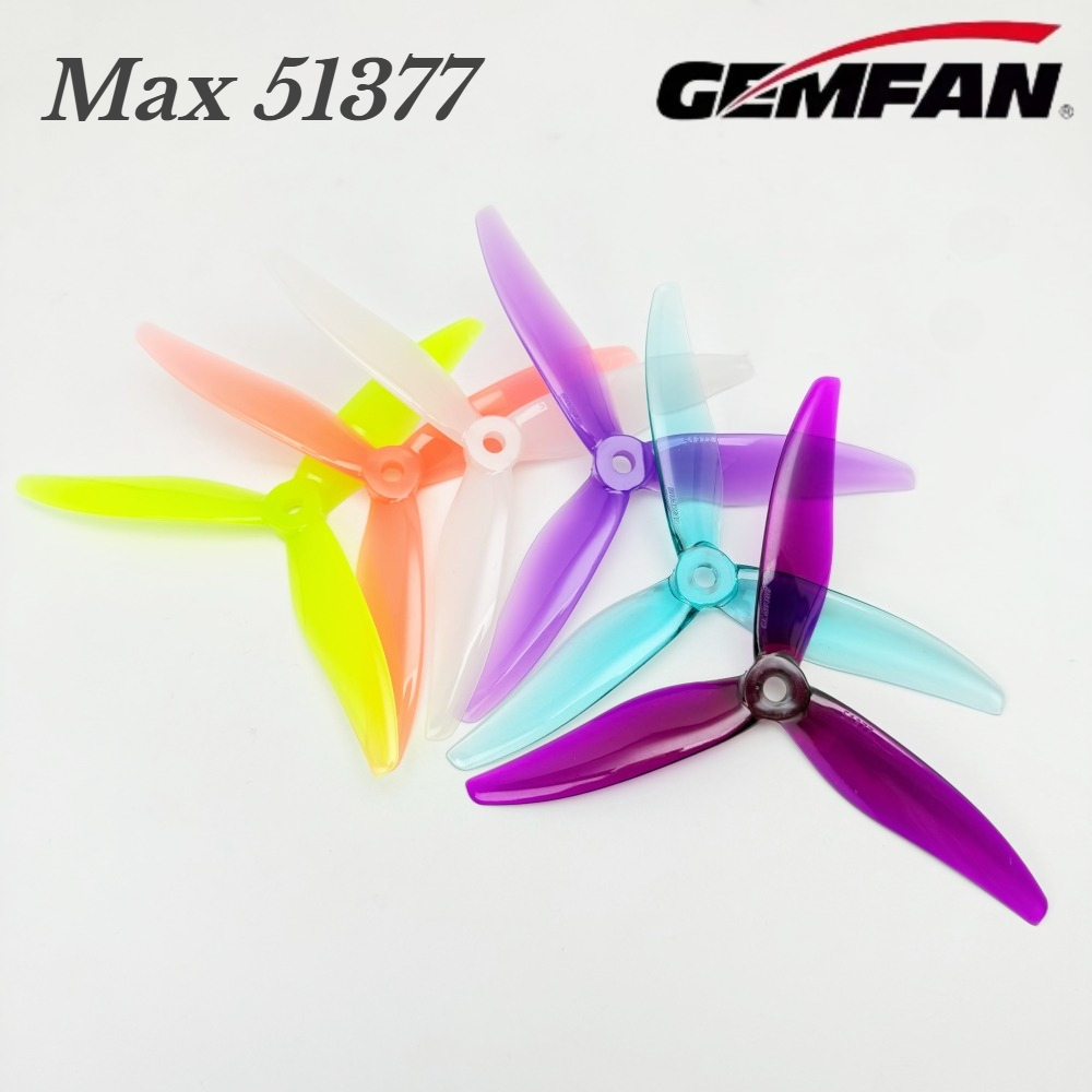 Fpv Drone Motor - 2ペア Gemfan Hurricane 51377 MAX 5インチ
