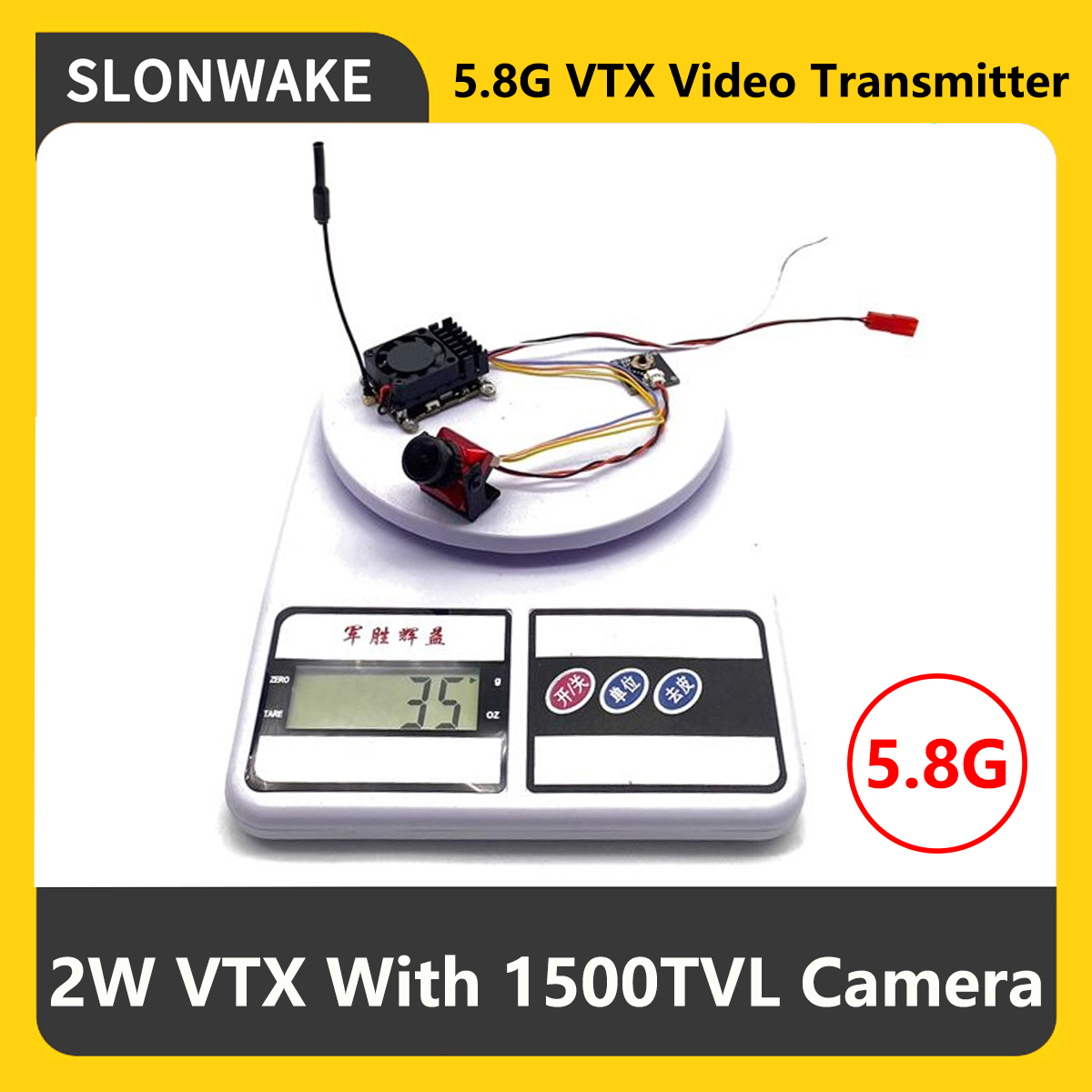 Fpv Drone Camera - SLONWAKE 5.8G 2000mW FPV VTX トランスミッター