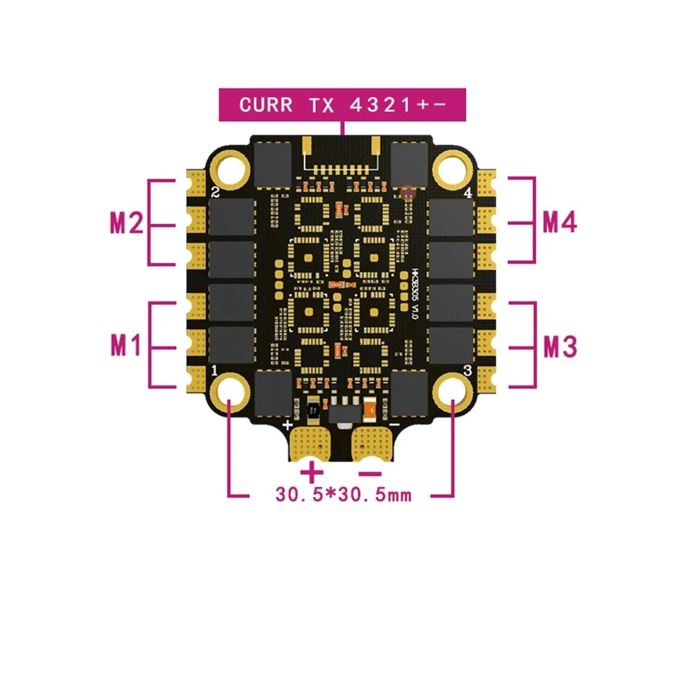 HAKRC 60A Blheli_32 2-6S 4 In  - Fpv Drone Esc のレビューと価格