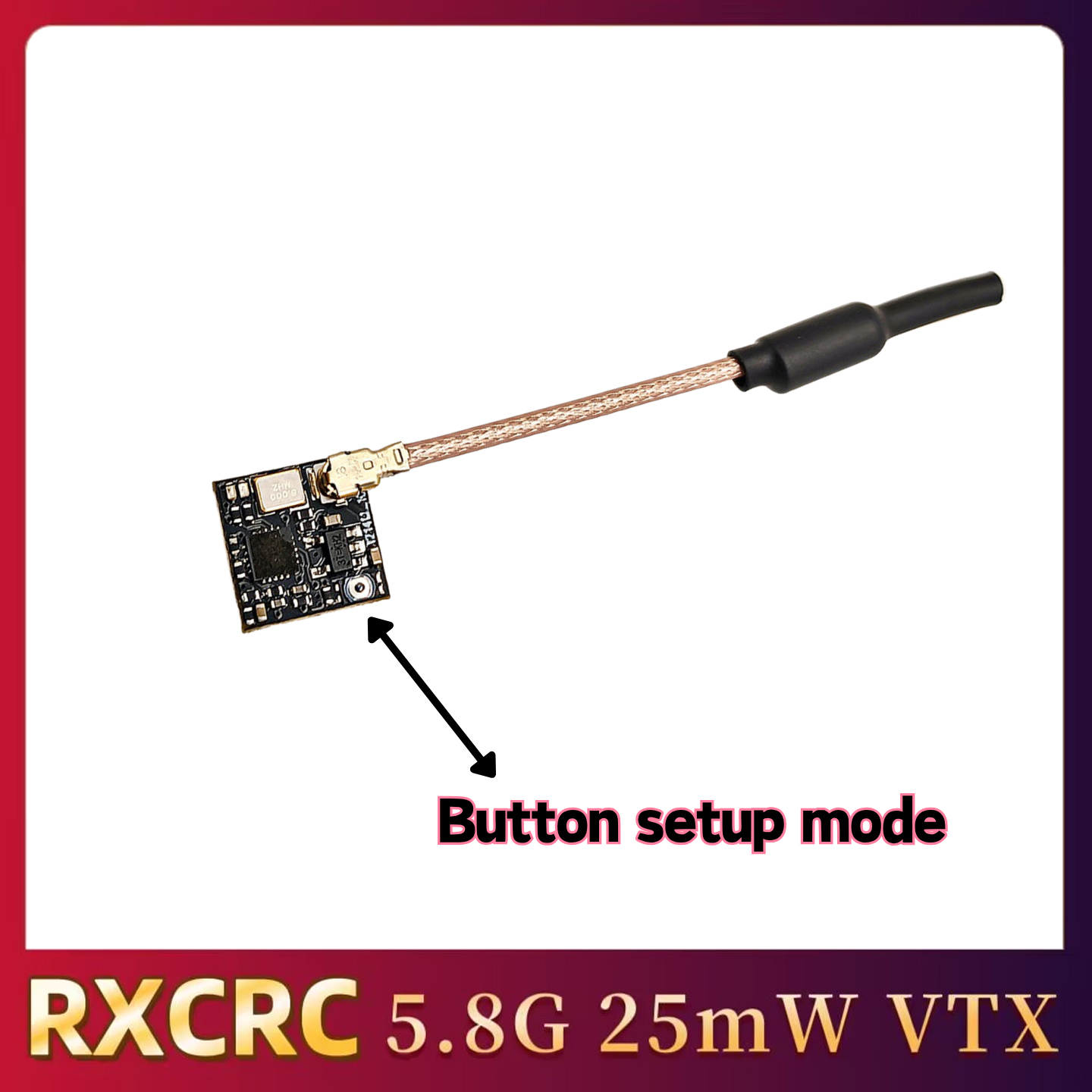 RXCRC 5.8GHz 48CH FPV 25mW アナロ - Fpv Drone Receiver のレビューと価格