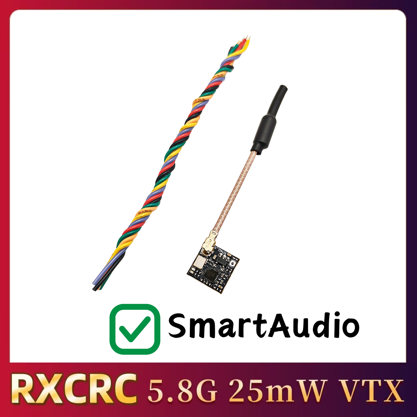 RXCRC 5.8GHz 48CH FPV 25mW アナロ - Fpv Drone Receiver のレビューと価格