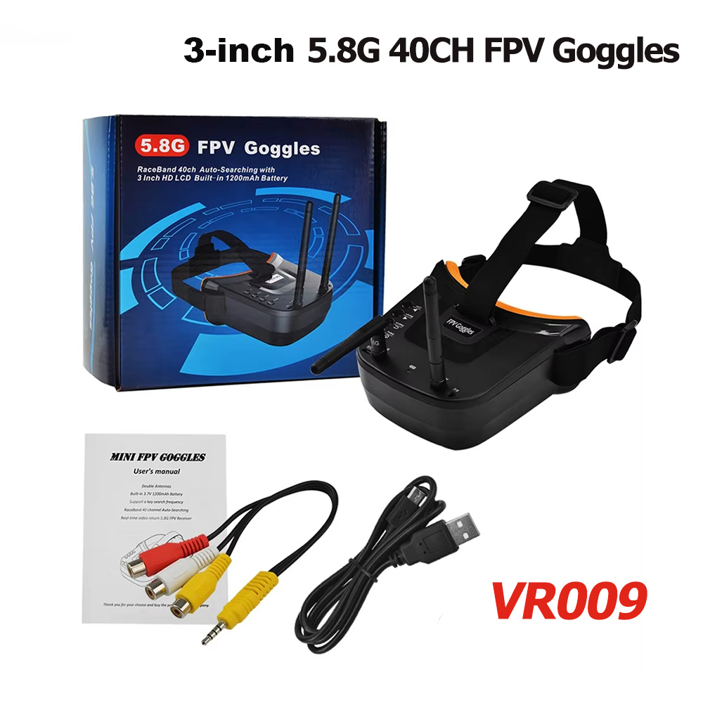 VR009 FPV ビデオゴーグル 3 インチ 480*32 - Fpv Drone Antenna のレビューと価格