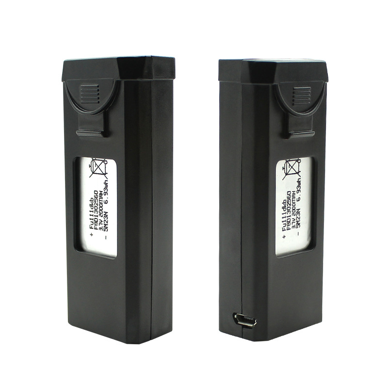 ドローン用リチウム電池,3.7V, 2000mAh,s2sク - Eachine Drone E58 のレビューと価格