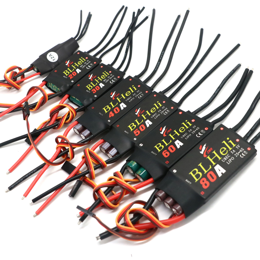 BLHeliブラシレスESC 80A 12A 20A 30A - Fpv Drone Quadcopter のレビューと価格
